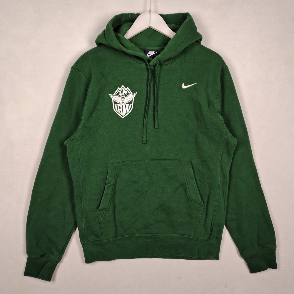 Nike Ida B Wells High School Guardians Pullover Hoodie Green Small IBW Owl